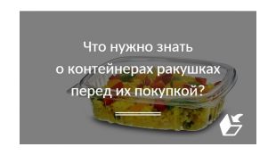 Что нужно знать о контейнерах ракушках перед их покупкой?