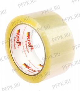 Клейкая лента 48х66 [45 мкм] Арт.450354 Прозрачная KRAFT ПЕНЗА [6/36]