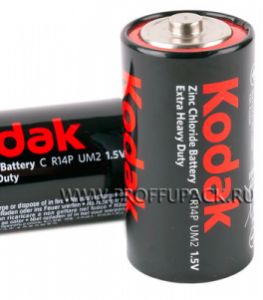 Батарейки KODAK R14 (C) солевые (спайка 2 шт) [24/144]