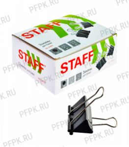 Зажимы для бумаги 51мм/230л черн. (кор. 12 шт.) (224-610) [1/60]