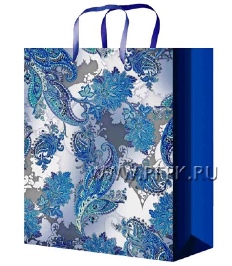 Сумочка бумажная 32х44х10 МЕГА (XL) XL-5072 (Абстракция) [10/200]
