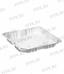 Тортница прям. 147x147мм ИП-43 ДНО белая (без крышки) ПС Шип [1/480]