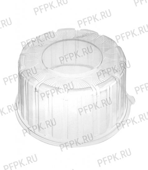Тортница круг. d193мм Т-192 КРЫШКА h106мм КОМУС (крышка к Т-192Д) ПС (Т-192/1) (Т) V3100мл [1/190]
