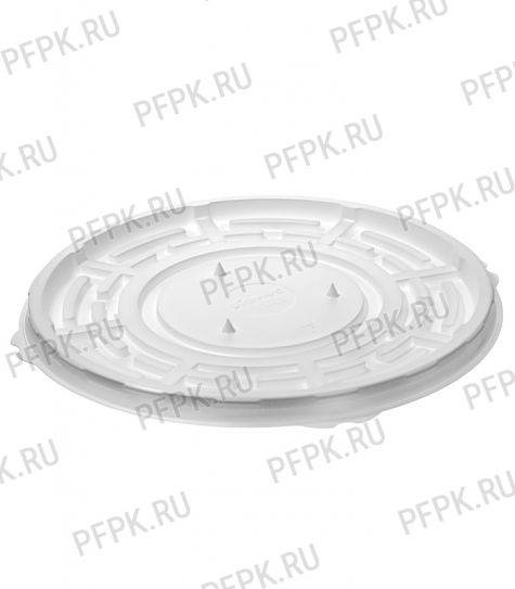 Тортница круг. d233мм Т-235/2 Эконом ДНО белая КОМУС (без крышки) ПС Шип [1/100]