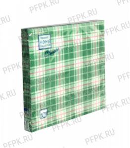 Салфетки бум. DESNA HOME COLLECTION CLASSIC (20 листов) Зеленая клетка [12/12]