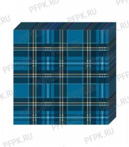 Салфетки бум. DESNA HOME COLLECTION CLASSIC (20 листов) Синяя клетка [12/12]