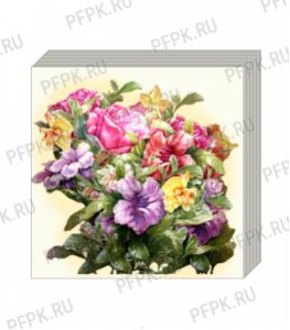 Салфетки бум. DESNA HOME COLLECTION CLASSIC (20 листов) Праздничный букет [12/12..