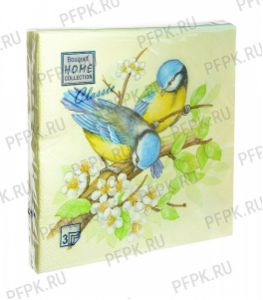 Салфетки бум. DESNA HOME COLLECTION CLASSIC (20 листов) Птички-Синички [12/12]