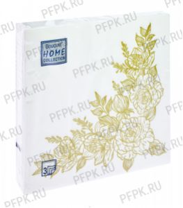 Салфетки бум. DESNA HOME COLLECTION CLASSIC (20 листов) Золотые розы [12/12]