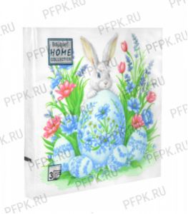 Салфетки бум. DESNA HOME COLLECTION CLASSIC (20 листов) Пасха.Кролик с пасхальным яйцом [12/12]