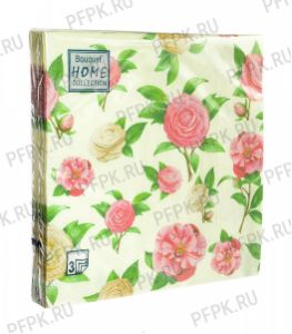 Салфетки бум. DESNA HOME COLLECTION CLASSIC (20 листов) Нежные розы [12/12]
