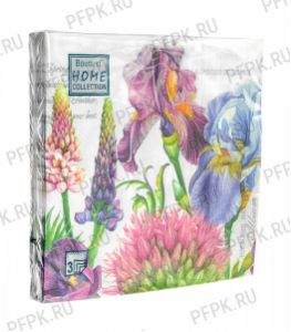 Салфетки бум. DESNA HOME COLLECTION CLASSIC (20 листов) Декоративные ирисы [12/12]