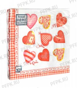 Салфетки бум. DESNA HOME COLLECTION CLASSIC (20 листов) Прекрасные сердца [12/12]