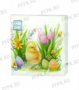 Салфетки бум. DESNA HOME COLLECTION CLASSIC (20 листов) Пасха.Веселый цыпленок [12/12]