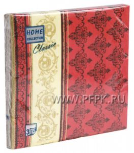 Салфетки бум. DESNA HOME COLLECTION CLASSIC (20 листов) Золотой узор [12/12]