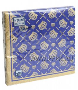 Салфетки бум. DESNA HOME COLLECTION CLASSIC (20 листов) Корона империи. Золото н..