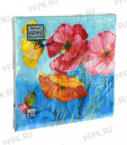 Салфетки бум. DESNA HOME COLLECTION CLASSIC (20 листов) Акварельные маки [12/12]..