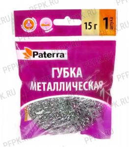 Губка металлическая плетеная PATERRA (406-078) [1/100]