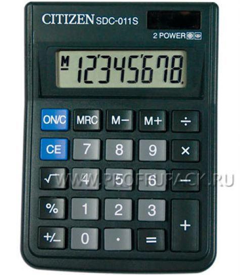 Калькулятор CITIZEN SDC-011S (118-191) [1/20]