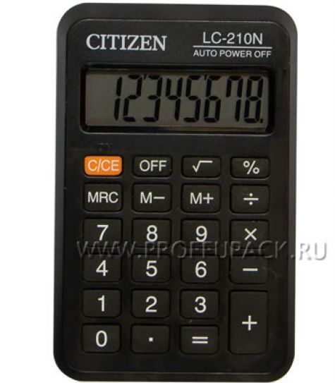 Калькулятор CITIZEN LC-210NR (146-596) [1/20]