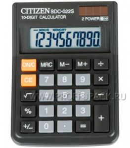 Калькулятор CITIZEN SDC-022S (143-624) [1/20]