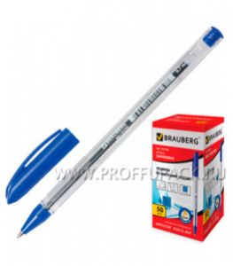 Ручка масляная BRAUBERG 0.7мм Синяя (141-702) [50/1200]