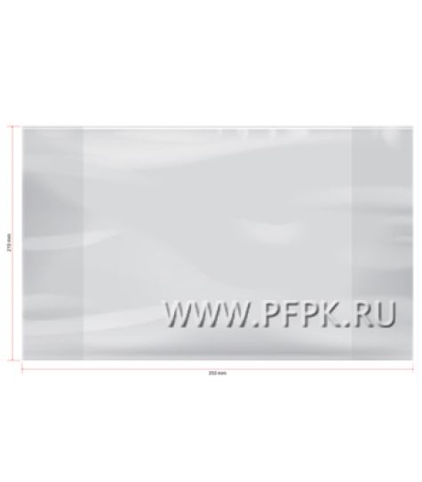 Обложка п/э для тетрадей 210х350 60мкм (162-419/SPE210.60/PET210.60) [50/1000]