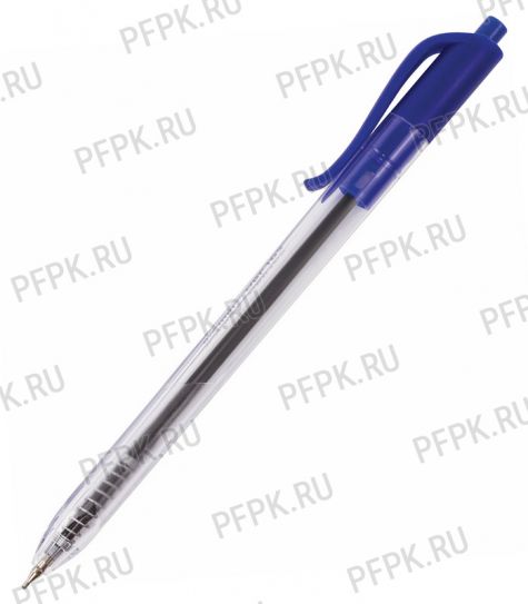 Ручка шариковая автоматическая BRAUBERG Синяя (142-932) [12/1200]