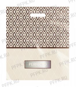 ПЕРФЕКТО, вырубная ручка, 42х48+3 (90мкм) ПВД, ТИКО Аргантэ 2 [25/300]