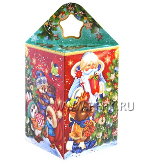 Коробка картон. 1000 гр Праздник Лесная красавица [1/320]
