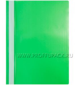 Папка-скоросшиватель А4, стандарт (до 100 листов) Зелёная (240-674 / Fms16-3_11691) [20/600]