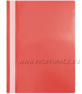 Папка-скоросшиватель А4, стандарт (до 100 листов) Красная (240-675 / Fms16-4_11690) [20/600]