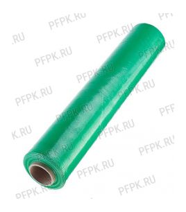 Стрейч - пленка 500мм, 20 мкм, 2,0кг НЕТТО цветная Зеленая К500020620/2 800/180 [1/6]