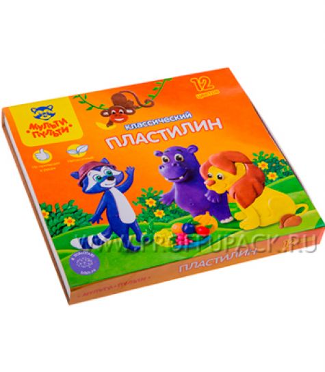 Пластилин (набор 12 цветов + стек) (236-483 / КП_10209) [1/16]
