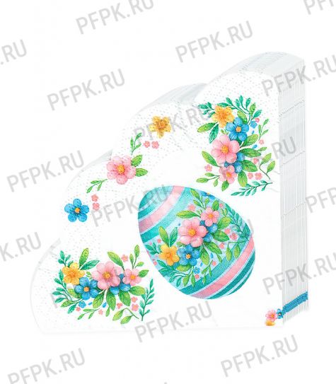 Салфетки бум. BOUQUET РОНДО, 3-сл.,с рис. (12 листов) Пасхальная [15/15]