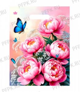 МИНИ, вырубная ручка, 31х40 (30мкм) ПВД, ТИКО На рассвете [50/1300]