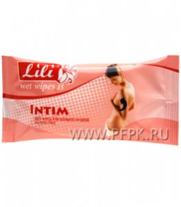 Салфетки влажн. Lili (уп. 15 шт.) Интим [100/100]