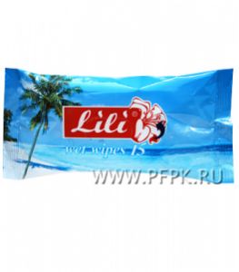 Салфетки влажн. Lili (уп. 15 шт.) Океан [100/100]