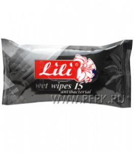 Салфетки влажн. Lili (уп. 15 шт.) Парфюм [100/100]