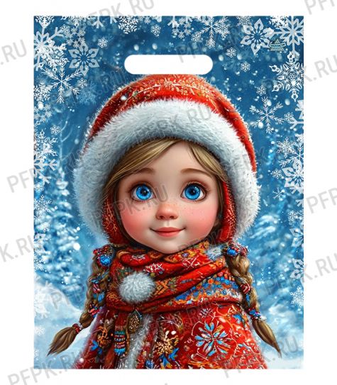 НГ МИНИ проруб. 31х40 (30 мкм) ПВД, ТИКО Снегурушка [50/1300]