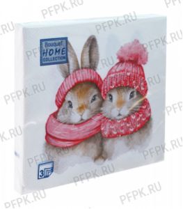 Салфетки НГ бум. DESNA HOME COLLECTION CLASSIC (20 листов) Милые пушистики [12/12]
