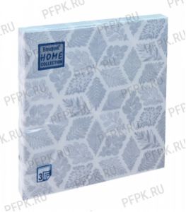 Салфетки НГ бум. DESNA HOME COLLECTION CLASSIC (20 листов) Серебряные листья [12/12]
