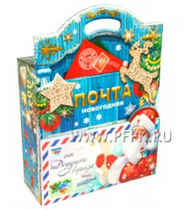 Коробка картон. 1200 гр Снежная почта [1/40]