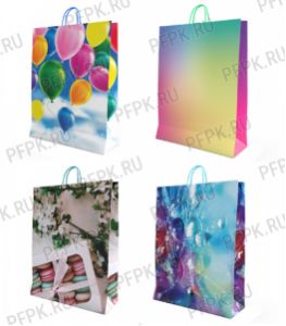 Сумочка бумажная 324х445х102 (XL) (109-206) [12/120]