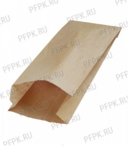Пакет бум. плоское V-образное дно 90х40х205,крафт 90х205х40 [1/2000]