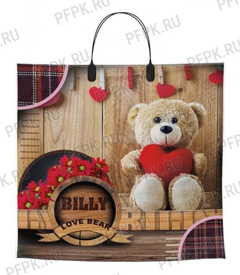 Пакет с пласт.руч. ФОТОПЕЧАТЬ 36х34 (85 мкм) ПЛР Билли [10/100]