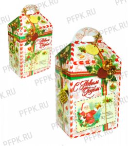 Коробка картон. 1200 гр Прайм-бокс Белый (3742) [1/140]