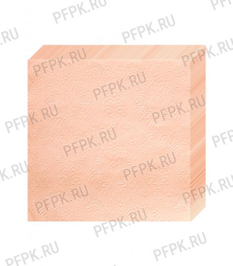 Салфетки бум. DESNA BOUQUET 33х33, 3-сл.,с рис. (16 листов) Барокко Персиковый [12/12]