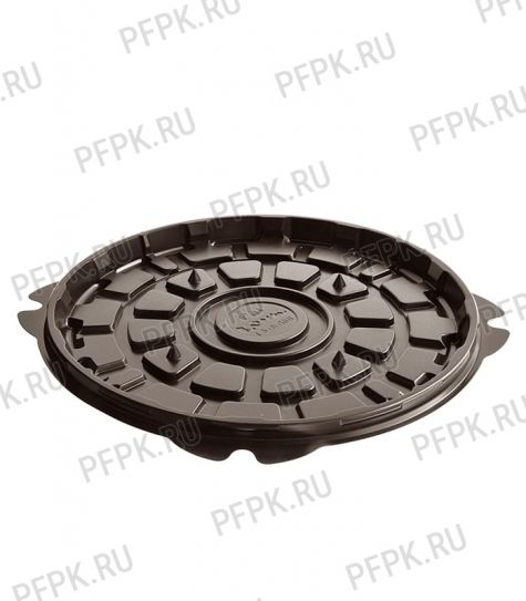 Тортница круг. d220мм Т-218/11 ДНО коричневая КОМУС (без крышки) ПС Шип (П) [1/160]
