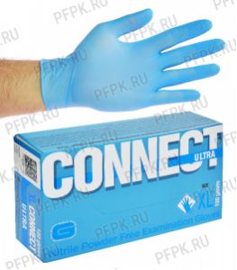 Перчатки нитриловые ЧЗ CONNECT (уп. 100шт./50пар) XL (ULTRA) [1/10]